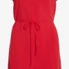 Vila Mini Jurken Jurk Dames Rood -Vila ef32fd68b1938c766daada3aa7523ba4
