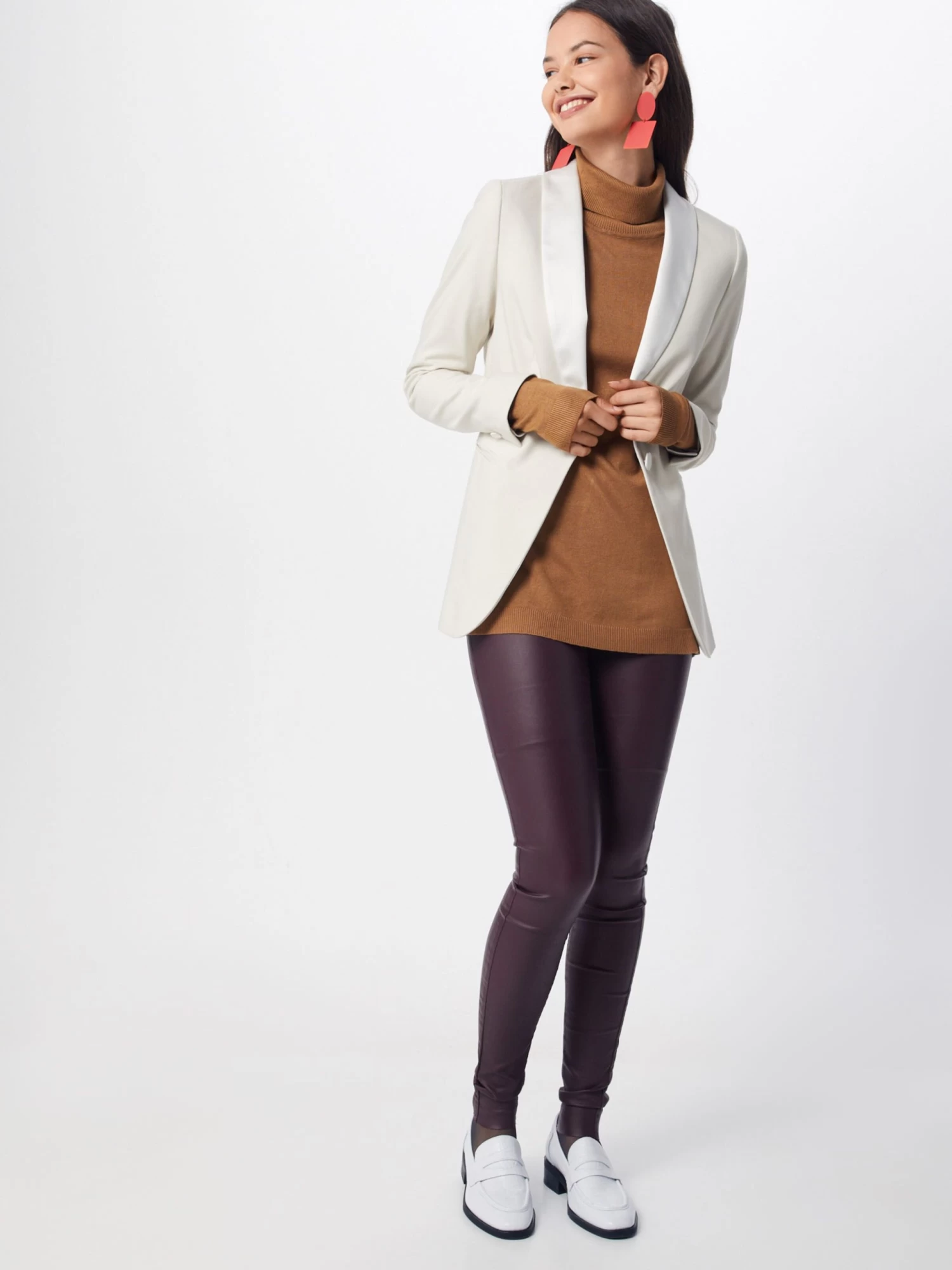 Vila Coltruien Trui Bolonia Dames Lichtbruin 6 Vila Coltruien Trui Bolonia Dames Lichtbruin - Afbeelding 4