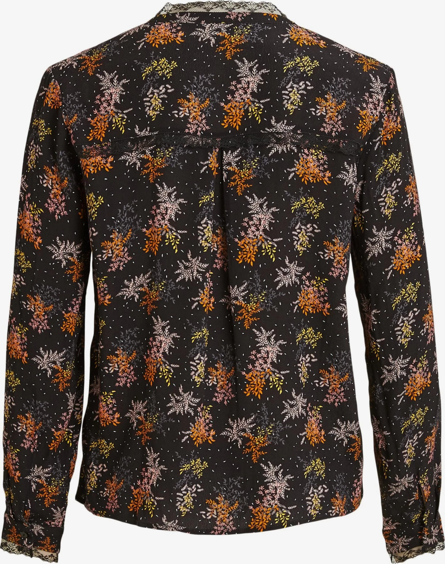 Vila Kanten Blouses Blouse Borine Dames Zwart 4 Vila Kanten Blouses Blouse Borine Dames Zwart - Afbeelding 2