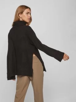 Vila Coltruien Trui Rolfie Dames Zwart -Vila f14cf2d63ad83e4d7d4176774c18e8ff