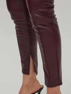 Vila Leren Broeken Skinny Broek Dagmar Dames Bordeaux 14 Vila Leren Broeken Skinny Broek Dagmar Dames Bordeaux -Vila f2b931d8afa52a326a1dc69069b41503