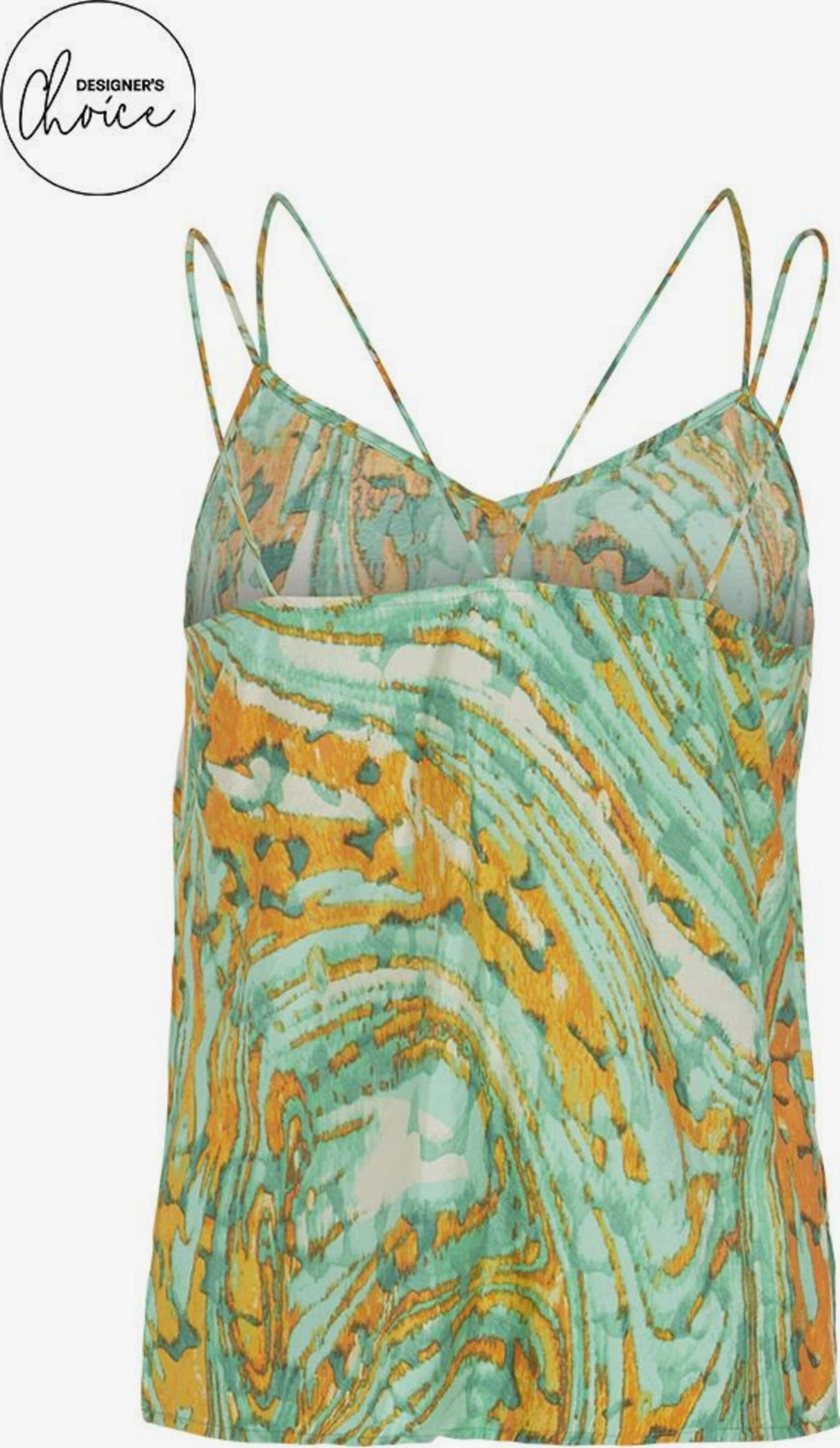 Vila Blouse Tops Blouse Dames Groen / Mintgroen 4 Vila Blouse Tops Blouse Dames Groen / Mintgroen - Afbeelding 2