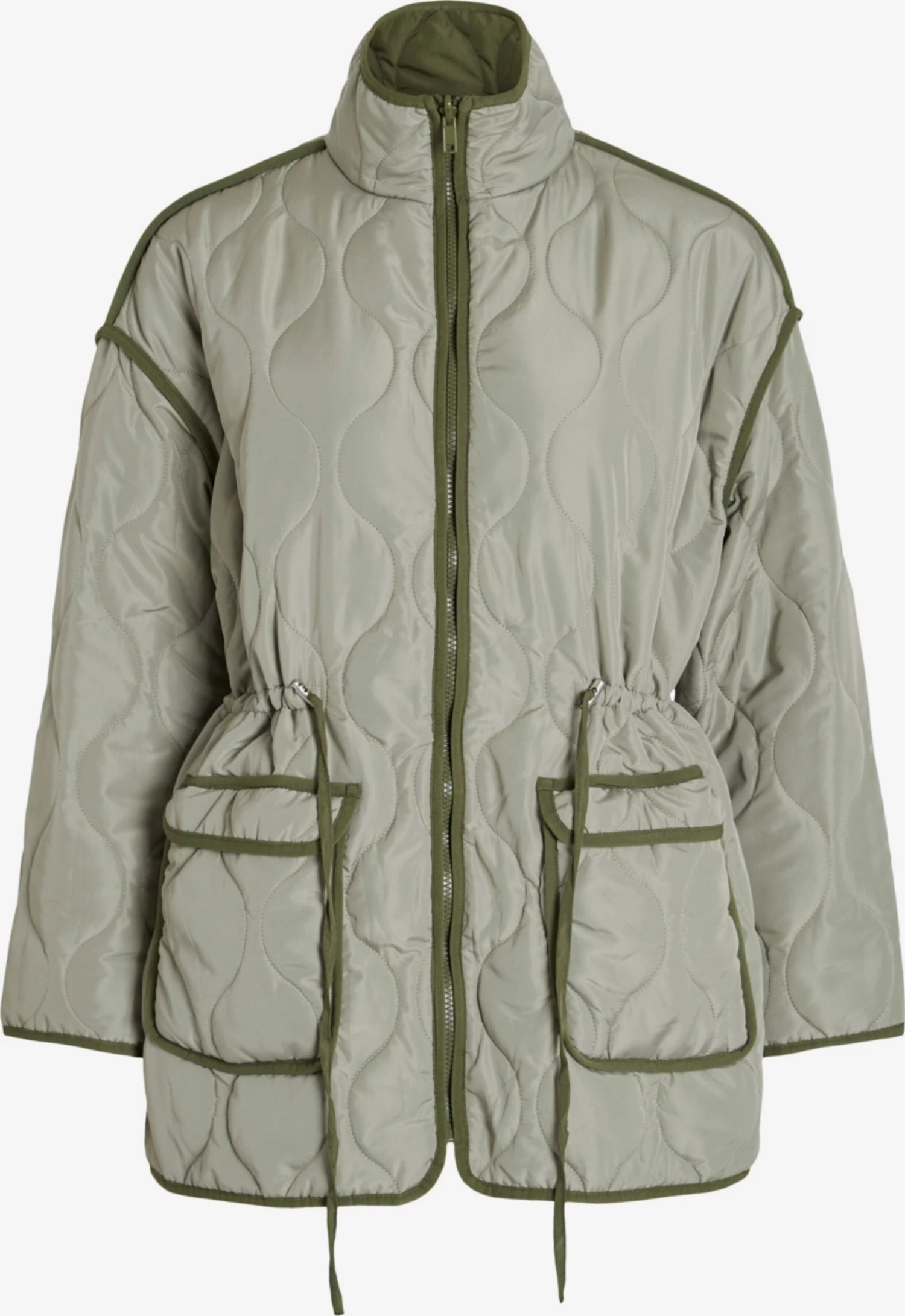 Vila Tussenjassen Tussenjas Ibiza Dames Groen / Lichtgroen 3 Vila Tussenjassen Tussenjas Ibiza Dames Groen / Lichtgroen