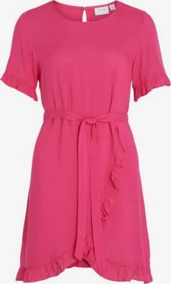 Vila Mini Jurken Jurk Dames Pink