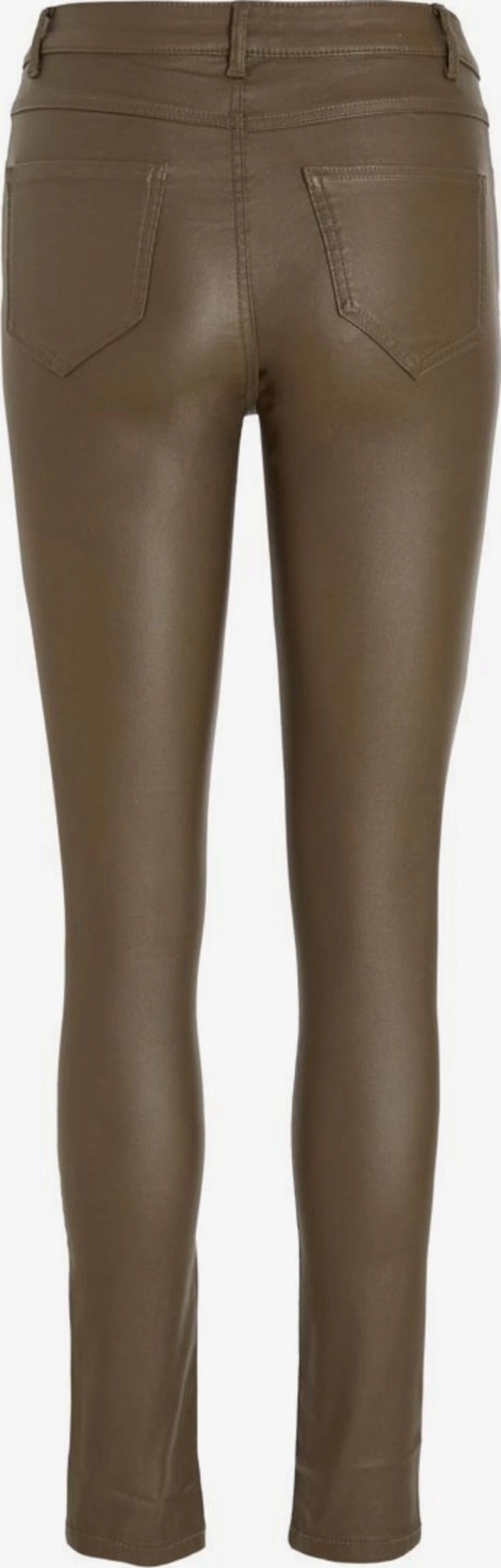 Vila Jeans Skinny Jeans Dames Kaki 4 Vila Jeans Skinny Jeans Dames Kaki - Afbeelding 2