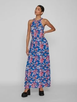 Vila Maxi Jurken Jurk Mesa Dames Blauw 8 Vila Maxi Jurken Jurk Mesa Dames Blauw -Vila f50b6b003b700e67fbba660f7db08adf