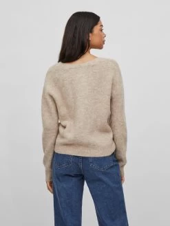 Vila Vesten Gebreid Vest JAMINA Dames Beige Gemêleerd 14 Vila Vesten Gebreid Vest JAMINA Dames Beige Gemêleerd -Vila f5774de4dba8545d9870ab2699db593a