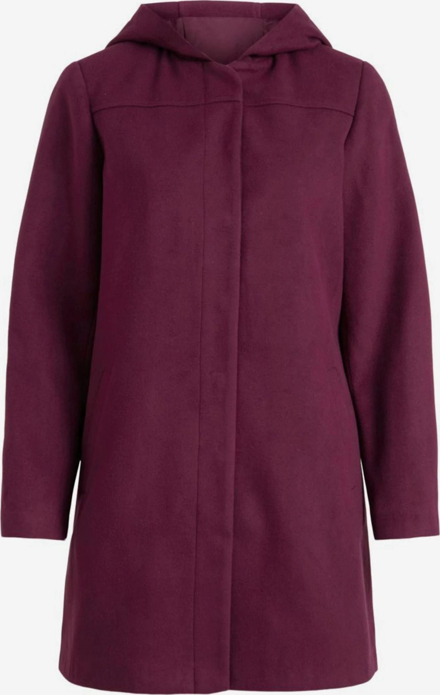 Vila Korte Mantels Tussenmantel Dames Bordeaux 3 Vila Korte Mantels Tussenmantel Dames Bordeaux