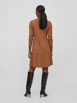 Vila Mini Jurken Jurk Wonda Dames Bruin -Vila f5e7656311133e76474786ebb7661334