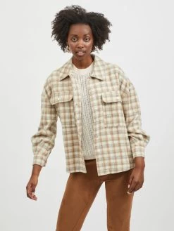 Vila Tussenjassen Tussenjas SARAS Dames Beige 21 Vila Tussenjassen Tussenjas SARAS Dames Beige -Vila f5faf2d68250fa47a8fa072a75db5d6b