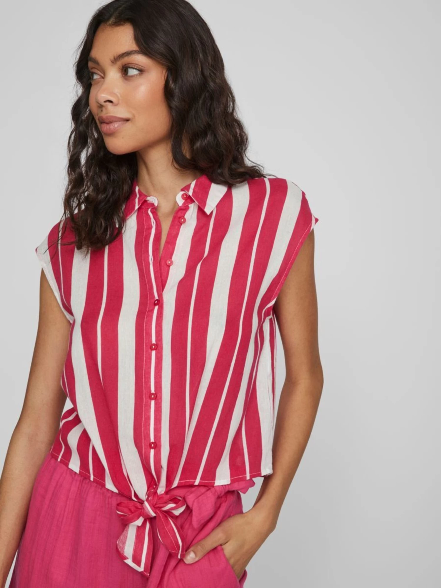 Vila Blouse Tops Blouse Dames Pink 8 Vila Blouse Tops Blouse Dames Pink - Afbeelding 6