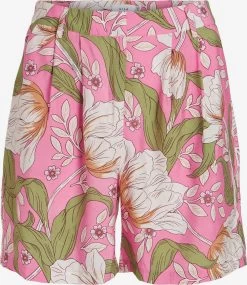 Vila Shorts Regular Bandplooibroek NICKA Dames Fuchsia