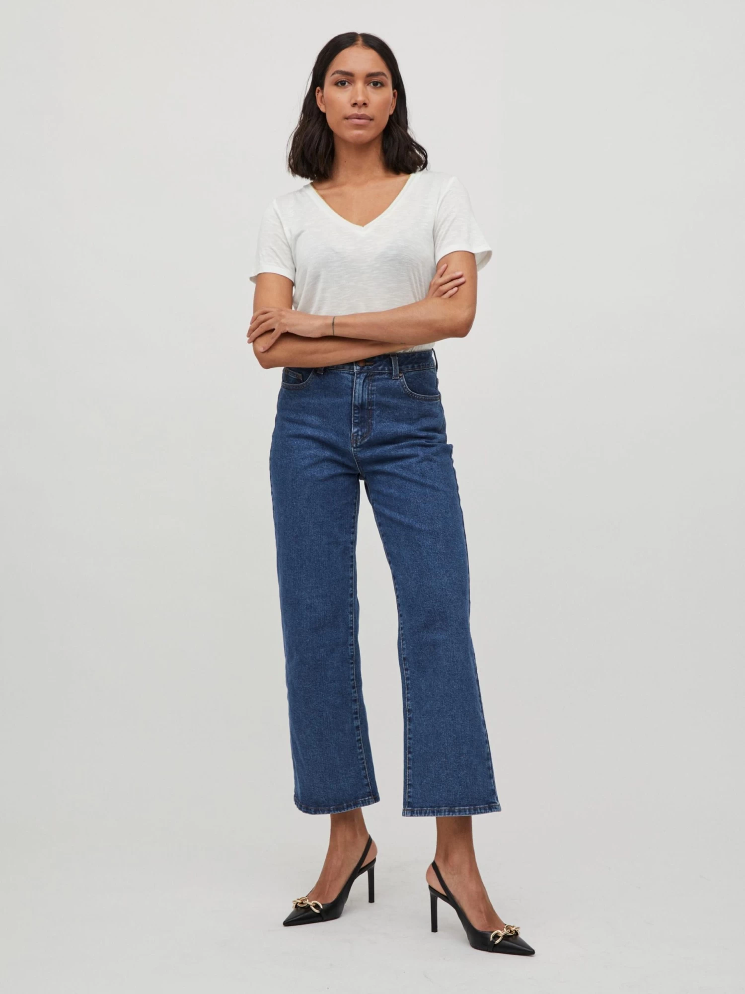 Vila T-shirts Shirt NOEL Dames Wit 7 Vila T-shirts Shirt NOEL Dames Wit - Afbeelding 5