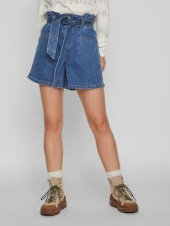 Vila Jeans Loosefit Bandplooi Jeans Fo Dames Blauw -Vila f7788e08d6bbe4e3d52b7fb94ba8690f