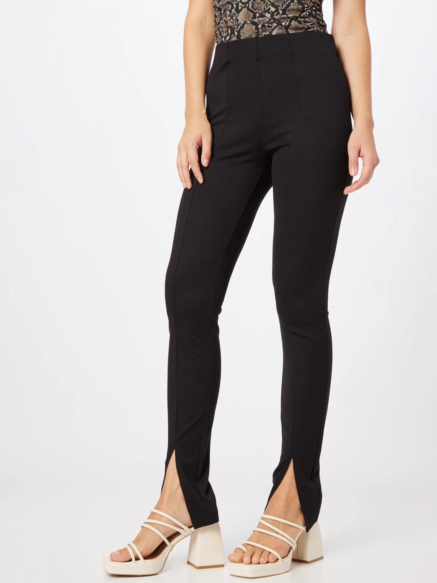 Vila Broeken Skinny Leggings Manon Dames Zwart 4 Vila Broeken Skinny Leggings Manon Dames Zwart - Afbeelding 2