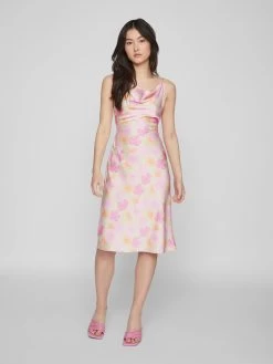 Midi Jurken Jurk RAVENNA Dames Rosa / Eosine -Vila f8cde5ec13bee68a293dd6408814d353