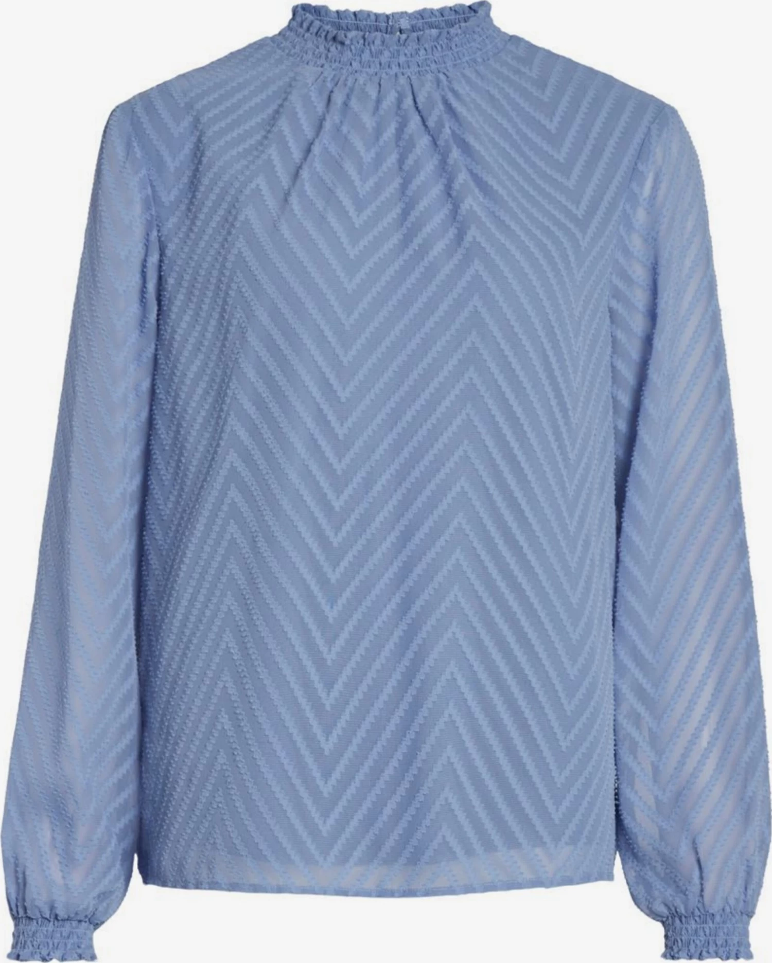 Vila Blouseshirts Blouse Dames Blauw 3 Vila Blouseshirts Blouse Dames Blauw