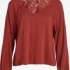 Vila Kanten Blouses Blouse Suvita Dames Rood 1 Vila Kanten Blouses Blouse Suvita Dames Rood -Vila f995d880688250f32b6f67a901b6cfb2