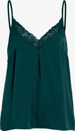 Vila Blouse Tops Blouse Cava Dames Donkergroen