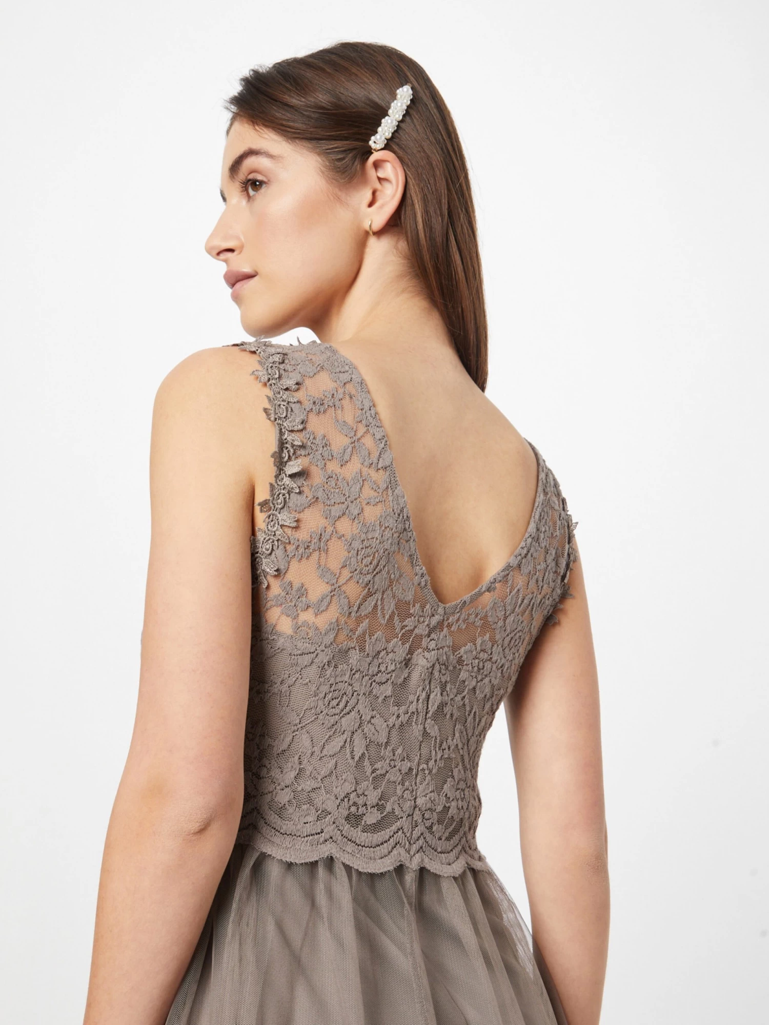 Vila Avondjurken Avondjurk Lynnea Dames Chamois 7 Vila Avondjurken Avondjurk Lynnea Dames Chamois - Afbeelding 5