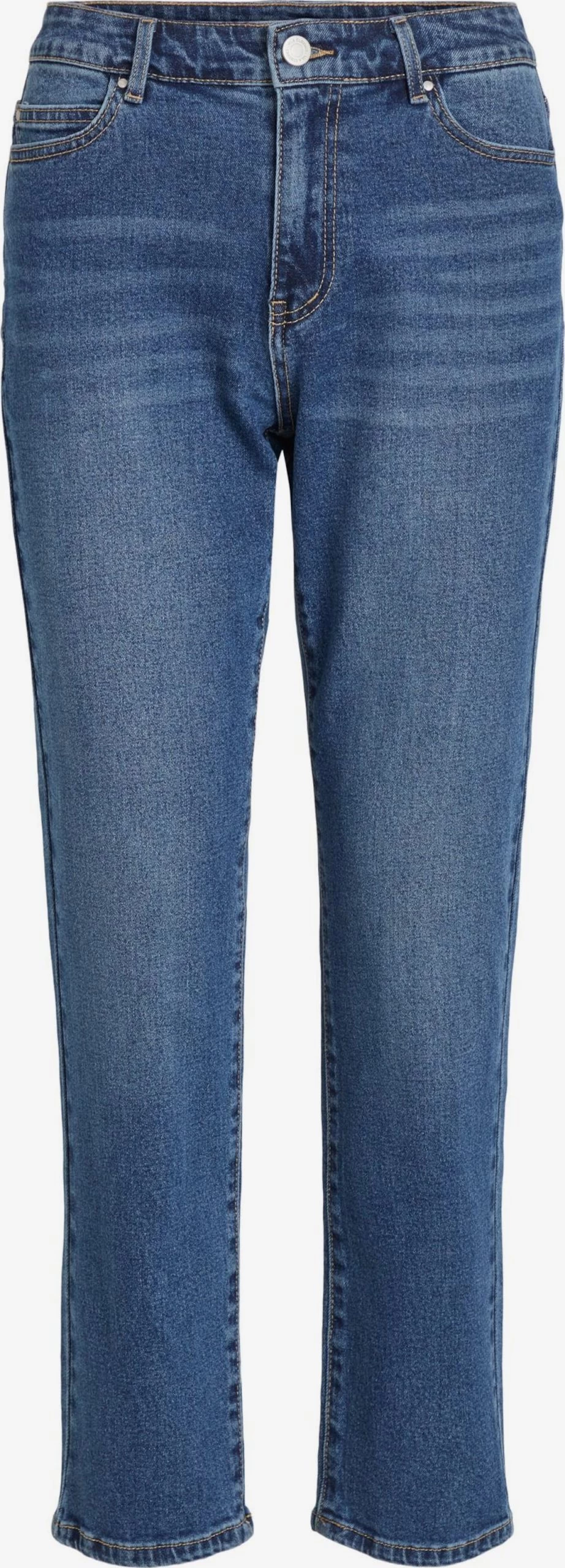 Vila Straight Regular Jeans Sommer Dames Blauw 3 Vila Straight Regular Jeans Sommer Dames Blauw