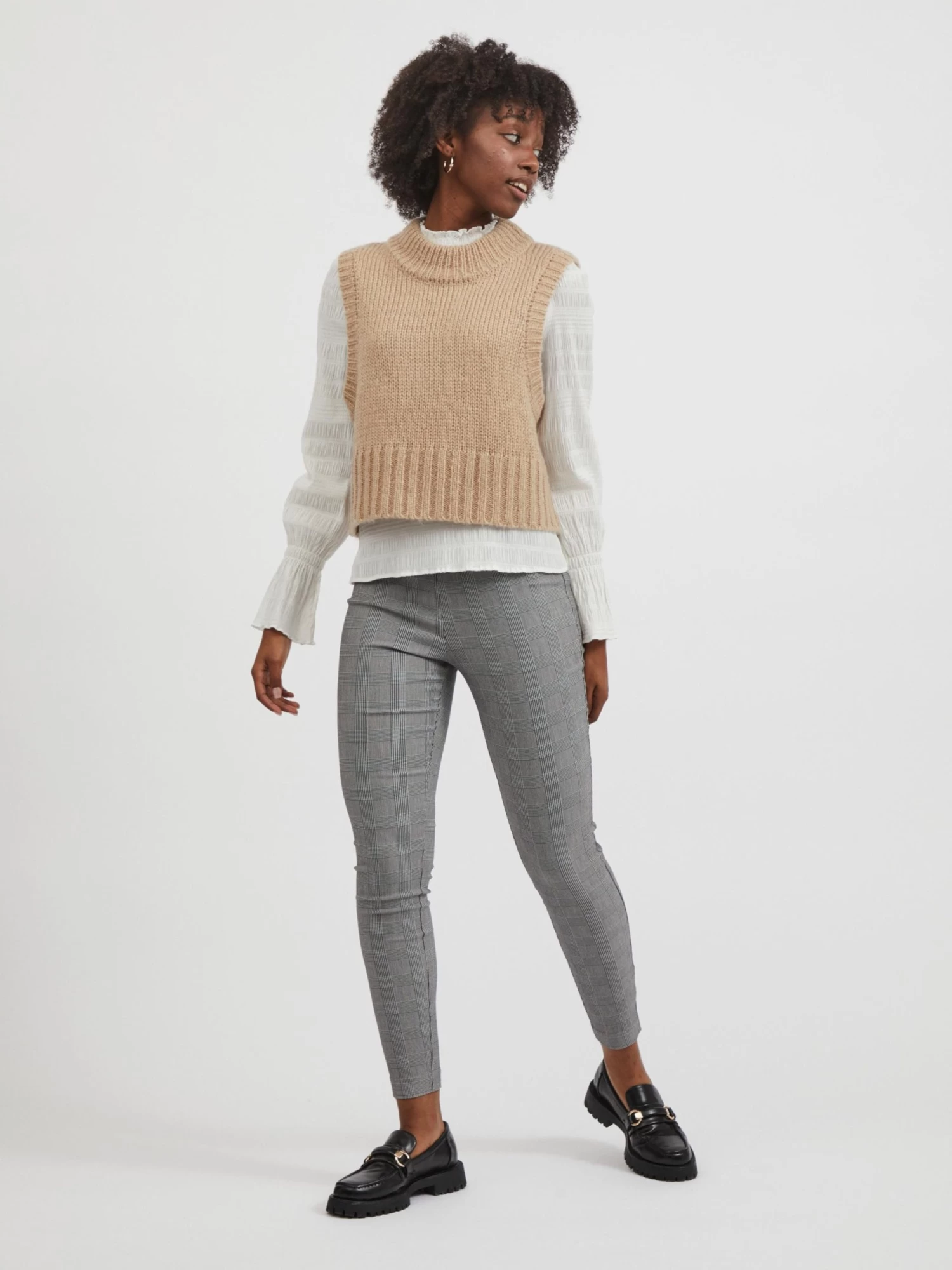 Vila Broeken Skinny Leggings Laura Lou Dames Grijs 6 Vila Broeken Skinny Leggings Laura Lou Dames Grijs - Afbeelding 4