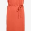 Vila Midi Jurken Jurk Dames Oranjerood -Vila fb727cc71c59a3bd4f92e90a6021e952
