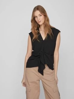 Vila Blouse Tops Blouse Dames Zwart -Vila fb9ee48ae36d86c910679771e55d337b