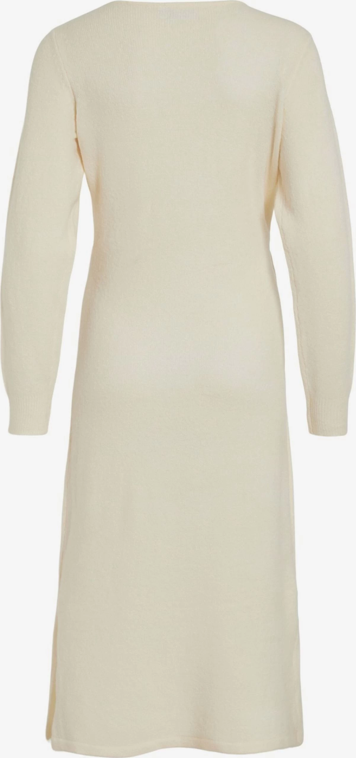 Vila Gebreide Jurken Gebreide Jurk Dames Beige 4 Vila Gebreide Jurken Gebreide Jurk Dames Beige - Afbeelding 2