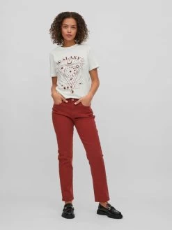 Vila Straight Regular Jeans Stray Dames Roestrood 11 Vila Straight Regular Jeans Stray Dames Roestrood -Vila fbd8b974ae323f63065d22d147583347