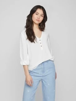 Vila Overhemden Blouse Dames Offwhite 10 Vila Overhemden Blouse Dames Offwhite -Vila fca8cee9882e7b623dc53ce71ce168d3