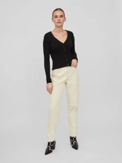 Vila Straight Regular Jeans Dames Crème 12 Vila Straight Regular Jeans Dames Crème -Vila fcb9d4199098ed37de378269c0b749b1