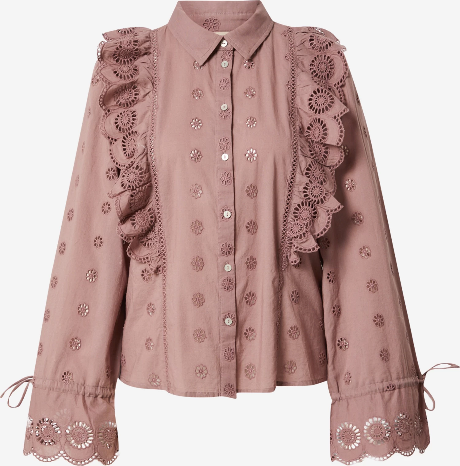 Overhemden Blouse HOLLA Dames Mauve 3 Overhemden Blouse HOLLA Dames Mauve