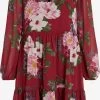 Vila Blousejurken Blousejurk Ura Dames Rood -Vila fd784efe99a4b02bae29baa9d89897a3