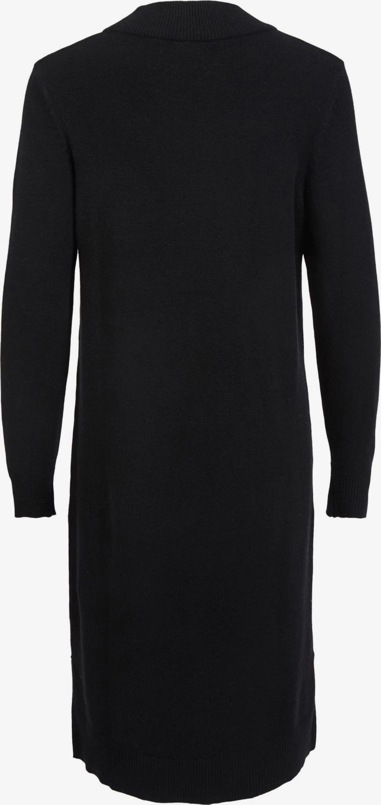 Vila Gebreide Jurken Gebreide Jurk Ril Dames Zwart 4 Vila Gebreide Jurken Gebreide Jurk Ril Dames Zwart - Afbeelding 2