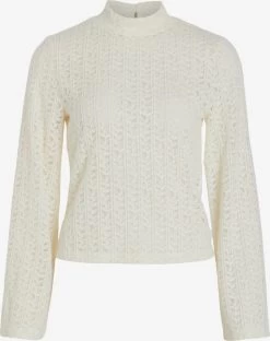 Vila Kanten Blouses Blouse Tula Dames Wolwit