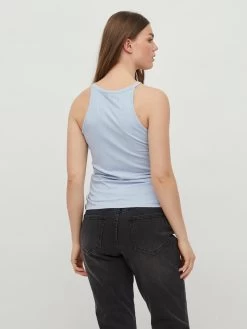 Vila Spaghetti Tops Top Athalia Dames Pastelblauw -Vila ff77e567ad580a8835155f508d223026