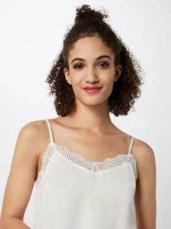 Vila Kanten Blouses Blouse Cava Dames Wit -Vila ff9733cbc684342341ae9d7726044de9