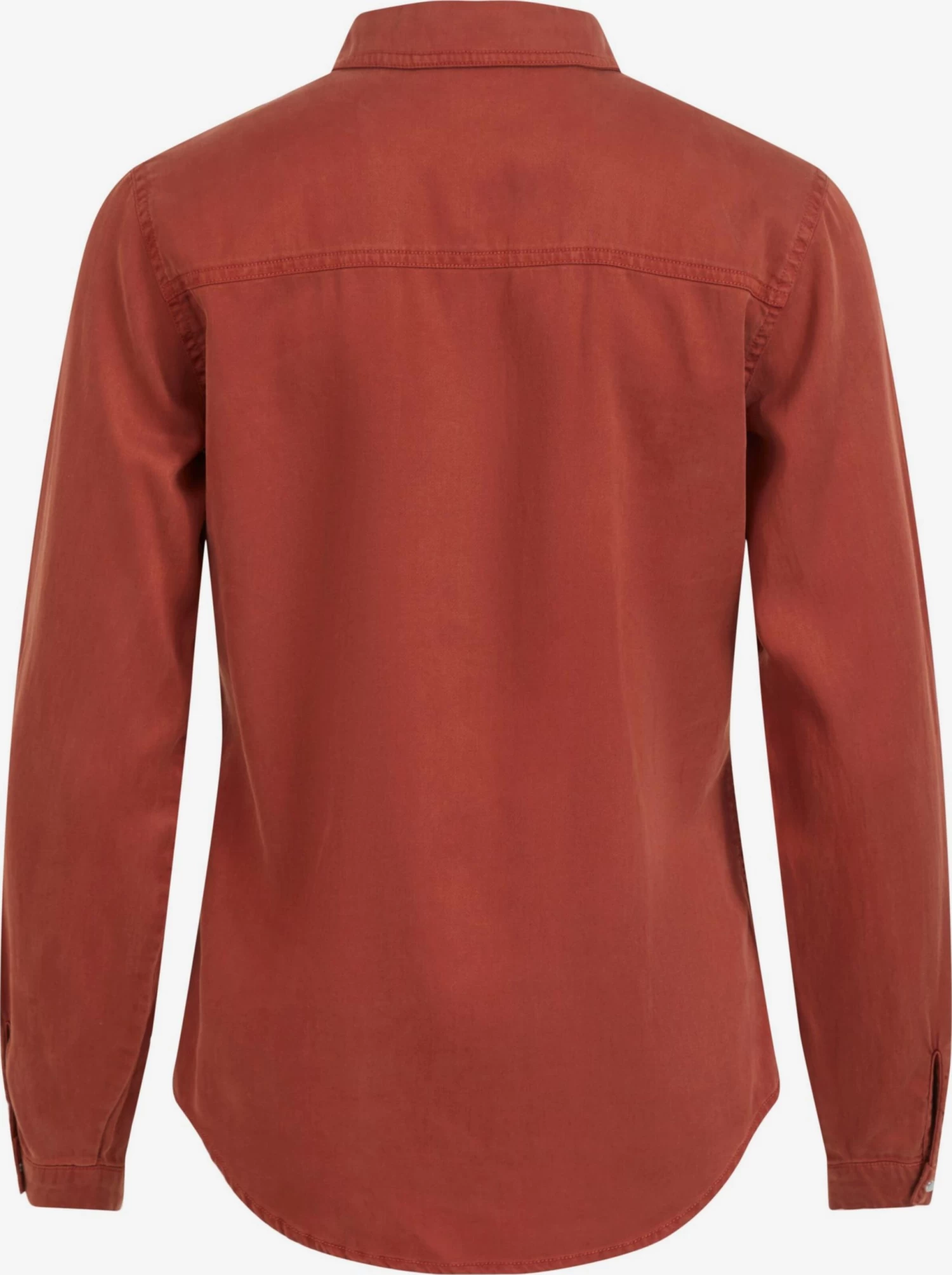 Vila Spijkerblouses Blouse Bista Dames Roestrood 4 Vila Spijkerblouses Blouse Bista Dames Roestrood - Afbeelding 2